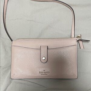 Kate Spade light pink cross body purse
